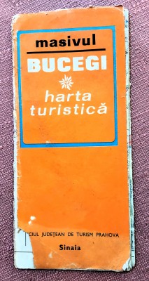 Masivul Bucegi. Stare decenta &amp;ndash; Harta turistica foto