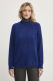Answear Lab pulover femei, culoarea albastru marin