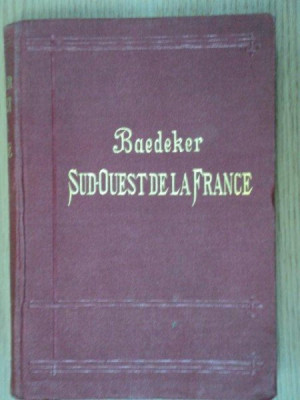 SUD-QUEST DE LA FRANCE-BAEDEKER 1906 foto