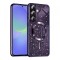 Husa MagSafe pentru Samsung Galaxy A56 A566 / A36 A366, Techsuit, Luxury Glitter, Mov Inchis