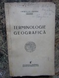 TERMINOLOGIE GEOGRAFICA de I.ROSCA si G.I.DUMITRU