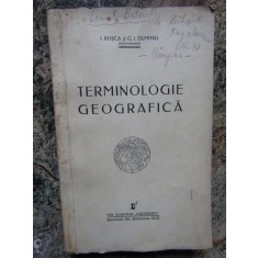 TERMINOLOGIE GEOGRAFICA de I.ROSCA si G.I.DUMITRU