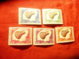 Serie Paraguay 1964 - Cosmos Capsula Cooper , 5 valori fara posta aeriana