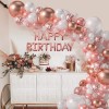 Arcada Baloane Aniversare TrendiShop®, Happy Birthday, Format Din 120 Piese, Calitate Premium, Material Latex, Profesionale si Rezistente, Ideale Pent