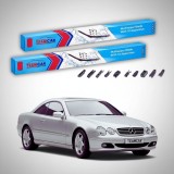 Cumpara ieftin Ștergătoare Mercedes-Benz Clasa S Coupe C215 2000-2006 | Set Față Flat &ndash; TeamCar&reg;
