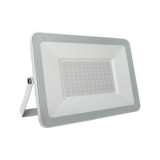 Proiector slim alb cu LED 100W 100W lumina calda 9000lm L 320mm W 255mm h 40mm