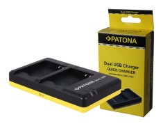 Patona Dual incarcator pentru Panasonic DMW-BCM13 BCM13 incl. Micro-USB cabel