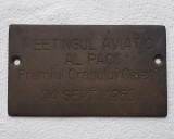 Placheta Aviatie , Meetingul aviatic al pacii , Premiul orasului Galati 1950