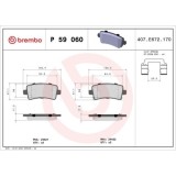 Placute frana Chevrolet Malibu (V300) 01.12-; Opel Insignia (G09) 07.08-03.17, Insignia A Country Tourer (G09) 07.08-03.17, Insignia Saloon (G09) 07., BREMBO