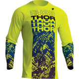 Tricou cross/atv Thor Sector Atlas, galben fluo, marime XL