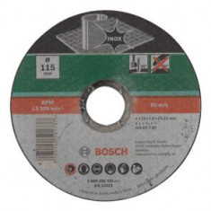 Disc de taiere BOSCH pentru otel inoxidabil D 115 mm; grosime 1,6 mm