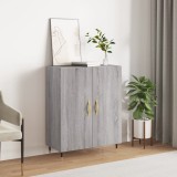 vidaXL Dulap, gri sonoma, 69,5x34x90 cm, lemn compozit