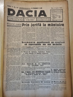 Dacia 3 iunie 1943-al 2-lea razboi ondial,timisoara,satchinez,recas,sanandrei foto