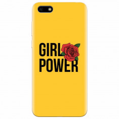 Husa silicon pentru Huawei Y5 Prime 2018, Girl Power