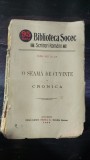 O SEAMA DE CUVINTE SI CRONICA - IOAN NECULCE