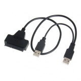 Adaptor USB 2.0 la SATA 7 + 15 pini pentru unitatea HDD de 2.5&quot;, Oem