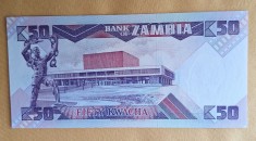 50 Kwacha nedatata - Bancnota veche Africa - Zambia - stare foarte buna UNC