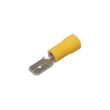 Cumpara ieftin Set 100 bucati Papuci, pini terminali pentru cablu, tata, 5.5 x 250, galben