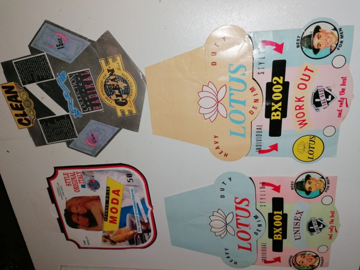 LOT 4 ETICHETE VECHI BLUGI