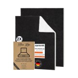 2x Filtre pentru hotă, filtru combinat: Grăsime și cărbune, 22.4 x 21.3 in, anti-grăsime și anti-miros