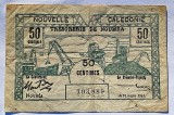 486. Bancnota Noua Caledonie 50 centimes 1943