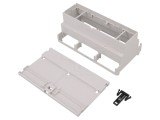 Carcasă pentru Șină DIN 90x159x68mm Gri