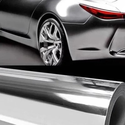 Folie colantare auto Crom (1m x 1,52m) foto