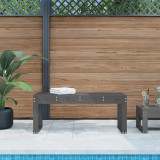 Gossi banca de gradina, gri, 110x38x45 cm, lemn masiv de pin