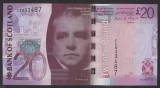 B11 - Bancnota foarte veche - Marea Britanie - Scotia - 20 lire sterline