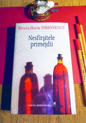 Mircea Horia Simionescu - NESFARSITELE PRIMEJDII (de lux, cartonata), nouă, &amp;icirc;n țiplă! foto