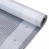 Prelată Leno 260 g/m&sup2;, alb, 4 x 20 m, vidaXL