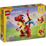 Lego Creator 3In1 Dragon Rosu 31145