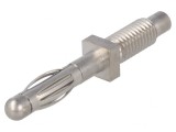 Mufă Banană 4mm Nichelat 70V 32A