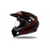 MBS Casca enduro/ATV Ufo Aries, negru/rosu, XL, Cod Produs: HE182XL