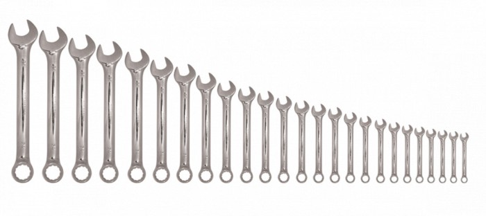 Set 25 chei combinate 6-32mm CR-V, Topmaster 235114