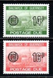 Guernsey &ndash; Taxe Poștale (Postage Due) 14p și 16p, serie 1980, MNH