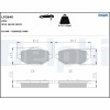 DELPHI LP3640 set placute frana,frana disc