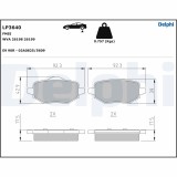 DELPHI LP3640 set placute frana,frana disc