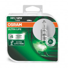 SET 2 BECURI 12V H1 55 W ULTRA LIFE OSRAM