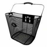 Cos fata biciclete XH-BK-07, tip plasa, prindere Click, culoare negru Cod:A536