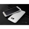 Husa protectie pentru Samsung Galaxy S7 Edge, Argintiu, Fullbody fata-spate, folie de protectie gratis, MyStyle