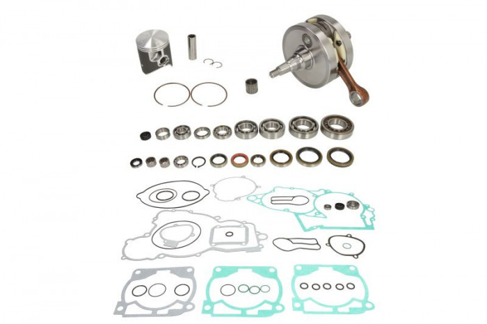 Engine repair kit. tłok STD (a set of gaskets with seals. crankshaft. gearbox bearing. piston. shaft bearing. water pump and shaft repair kit) HUSQVAR