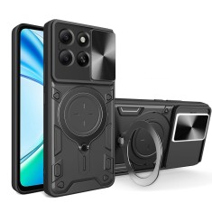 Husa pentru honor x5b - guard pro anti-spy - black foto
