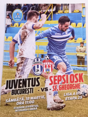 Program meci fotbal JUVENTUS Bucuresti - SEPSI OSK SFANTU GHEORGHE foto