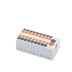 Conectori 225-6-18 PTFIX 2.5mm pe sina DIN