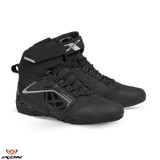 Cumpara ieftin Ghete moto Roadster femei All Season Ixon model Killer WP LS culoare: negru/argintiu (100% waterproof) 36