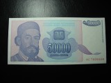 Iugoslavia 50000 Dinari 1993 UNC Bancnota Straina Europa
