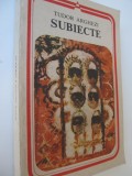 Subiecte - Tudor Arghezi