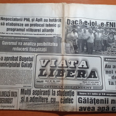 ziarul viata libera galati 21 iulie 2000
