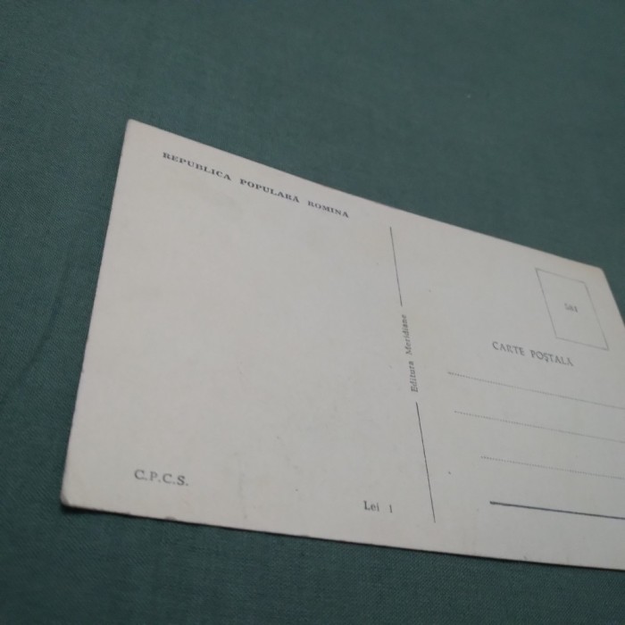 CARTE POSTALA REGHIN -SFATUL POPULAR RAIONAL CIRCULATA